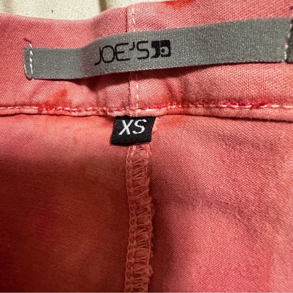 Joe’s Jeans Pink Tie Dye Jeggings XS High Rise Skinny Stretch Ankle Zip Pants